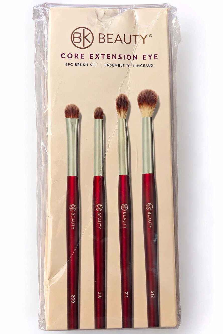 BK Beauty Core Extension Eye Vegan Cruelty-Free 4PC Brush Set 209-212